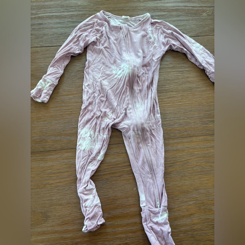 Larkspur Purple TieDye Zippy